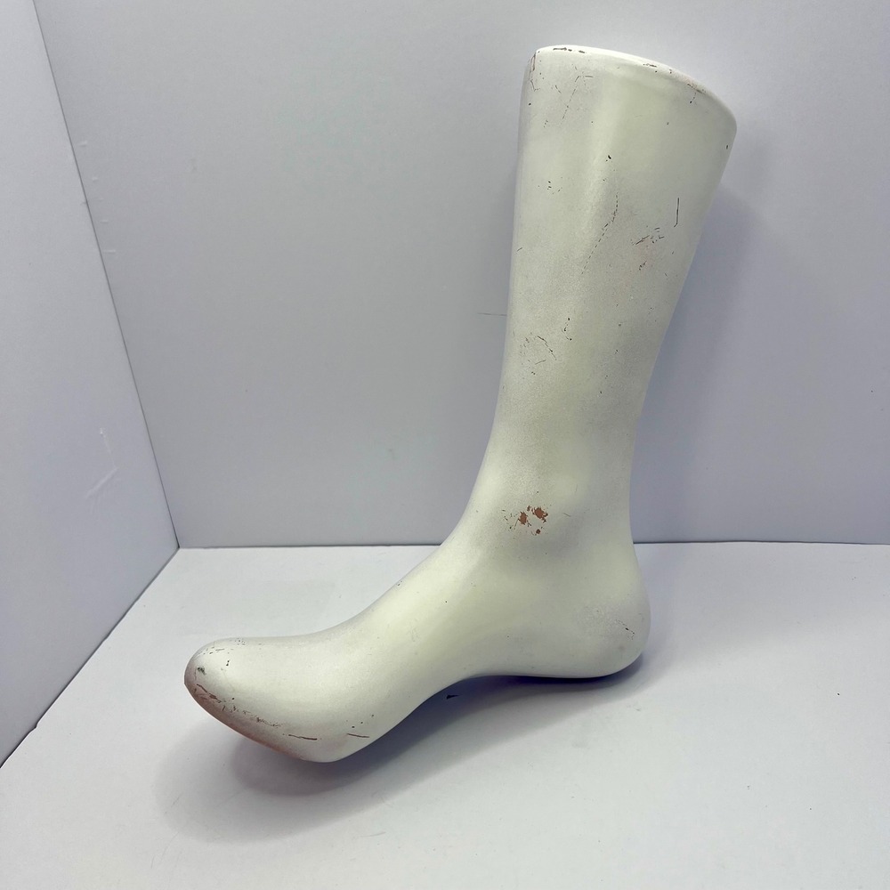 Foot Mannequin Adult Calf High Stocking Sock Display Prop Retail - Picture 2 of 5